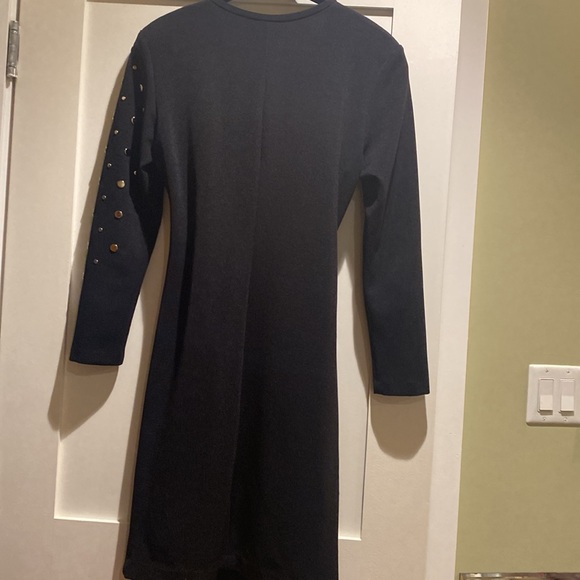 Joseph Ribkoff long sleeved black dress. Size 12 - Picture 8 of 8
